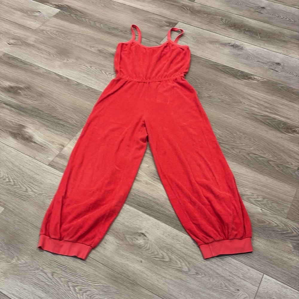 Suzi Kondi red terry Jumpsuit - Picture 3 of 8